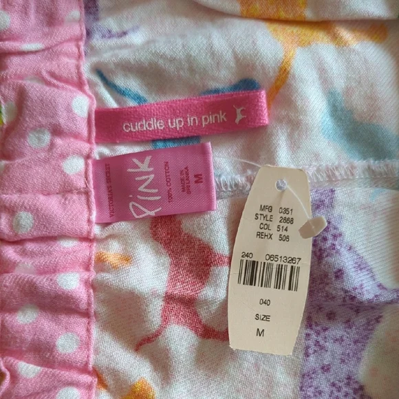 Rare Y2K Victoria's Secret PINK Dog Print Women's Pajama Bottoms NWT! - Picture 3 of 7